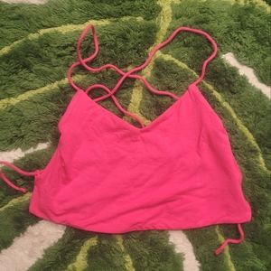 Brazil Strappy Back Crop Top